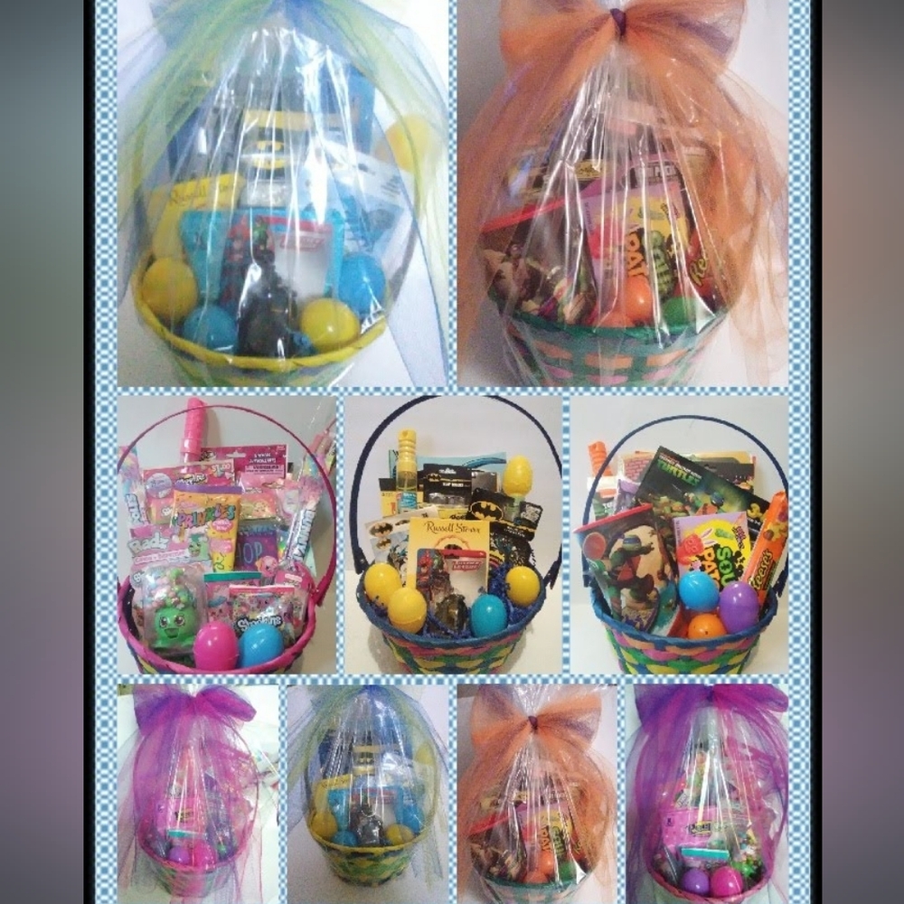 Bamboo Easter Gift Baskets
